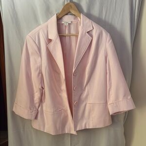 Dress Barn Soft Pink Blazer